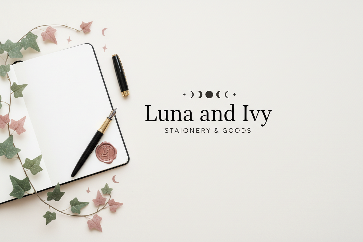 Luna and Ivy Stationery Header